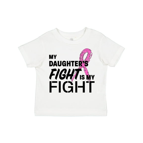 Inktastic My Daughters Fight is my Fight- breast cancer awareness Boys or Girls Toddler T-Shirt