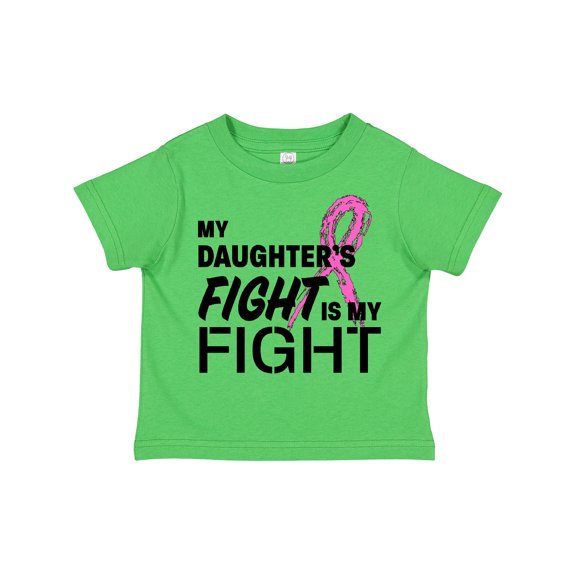 Inktastic My Daughters Fight is my Fight- breast cancer awareness Boys or Girls Toddler T-Shirt