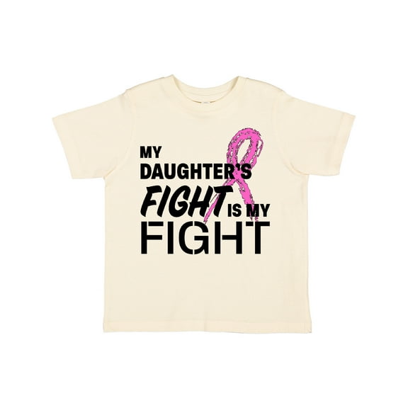 Inktastic My Daughters Fight is my Fight- breast cancer awareness Boys or Girls Toddler T-Shirt