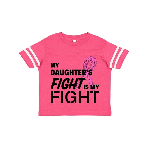 Inktastic My Daughters Fight is my Fight- breast cancer awareness Boys or Girls Toddler T-Shirt