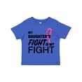 thumbnail image 1 of Inktastic My Daughters Fight is my Fight- breast cancer awareness Boys or Girls Toddler T-Shirt, 1 of 5