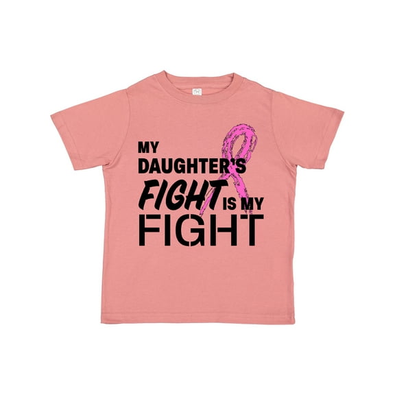 Inktastic My Daughters Fight is my Fight- breast cancer awareness Boys or Girls Toddler T-Shirt