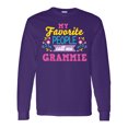 thumbnail image 1 of Inktastic My Favorite People Call Me Grammie with Flowers Long Sleeve T-Shirt, 1 of 5