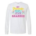 thumbnail image 1 of Inktastic My Favorite People Call Me Grammie with Flowers Long Sleeve T-Shirt, 1 of 5