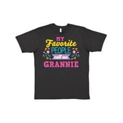 Inktastic My Favorite People Call Me Grannie with Flowers T-Shirt