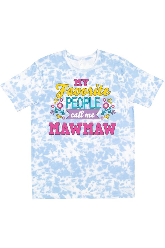 My Favorite People Call Me Mawmaw with Flowers T-Shirt