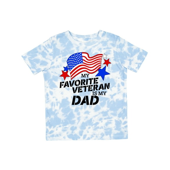 Inktastic My Favorite Veteran is My Dad Boys or Girls Toddler T-Shirt