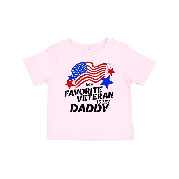Inktastic My Favorite Veteran is My Daddy Boys or Girls Baby T-Shirt