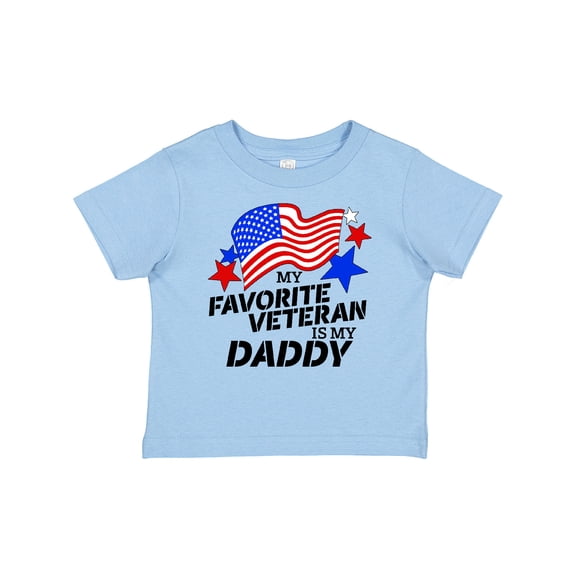 Inktastic My Favorite Veteran is My Daddy Boys or Girls Baby T-Shirt