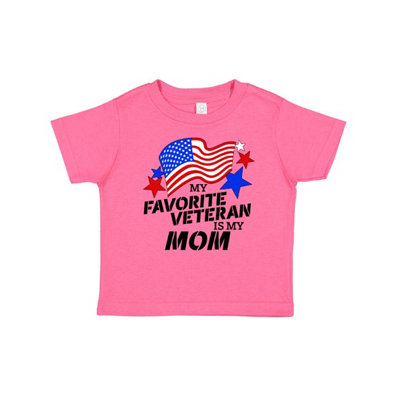 Inktastic My Favorite Veteran is My Mom Boys or Girls Baby T-Shirt