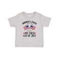 thumbnail image 1 of Inktastic My First 4th of July America's 250th Boys or Girls Baby T-Shirt, 1 of 5