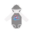 thumbnail image 1 of Inktastic My First 4th of July with Dinosaur Boys or Girls Long Sleeve Baby Bodysuit, 1 of 5