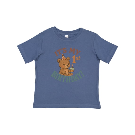 Inktastic My First Birthday Bear Boys or Girls Baby T-Shirt