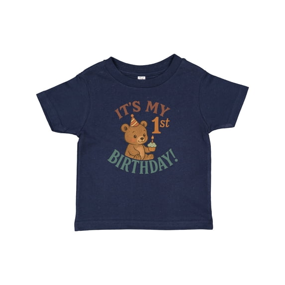 Inktastic My First Birthday Bear Boys or Girls Baby T-Shirt