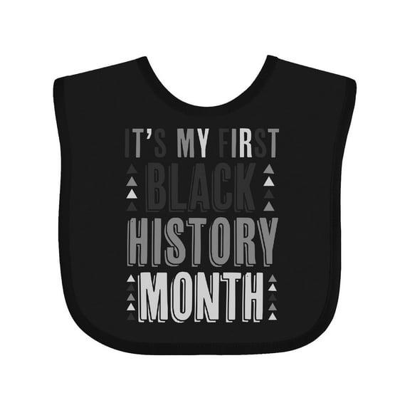 Inktastic My First Black History Month Boys or Girls Baby Bib