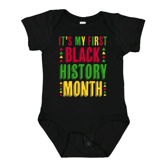 Inktastic My First Black History Month Boys or Girls Baby Bodysuit