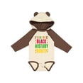 thumbnail image 1 of Inktastic My First Black History Month Boys or Girls Long Sleeve Baby Bodysuit, 1 of 5