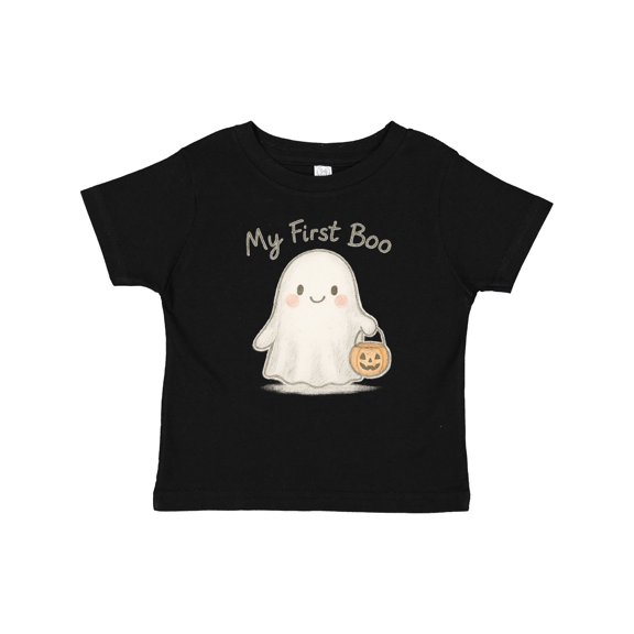 Inktastic My First Boo Cute Ghost Halloween Boys or Girls Baby T-Shirt