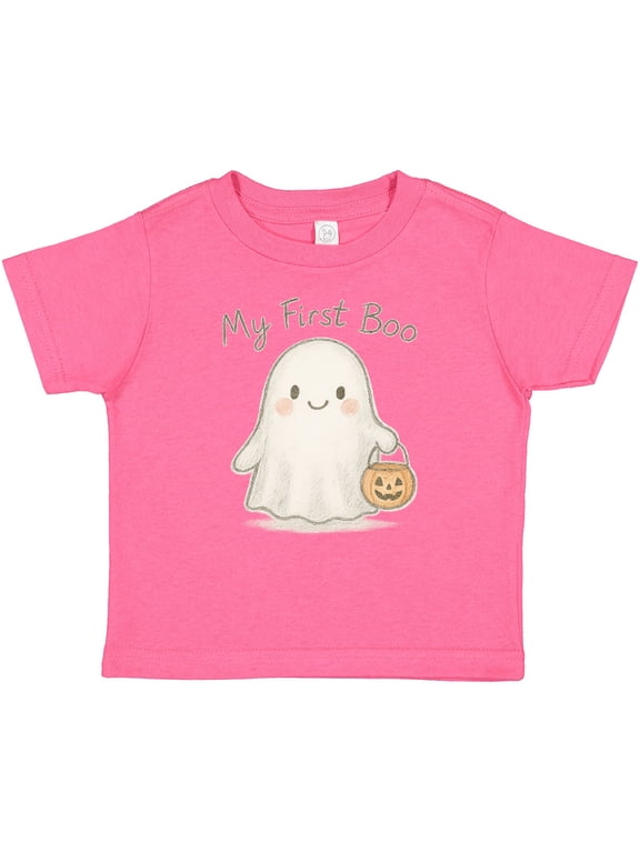 My First Boo Cute Ghost Halloween Boys or Girls Baby T-Shirt