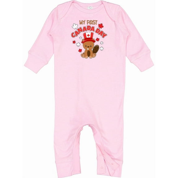 Inktastic My First Canada Day Baby Romper Coveralls