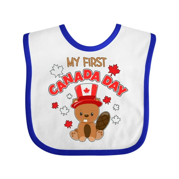Inktastic My First Canada Day Boys or Girls Baby Bib