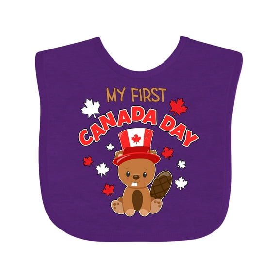 Inktastic My First Canada Day Boys or Girls Baby Bib