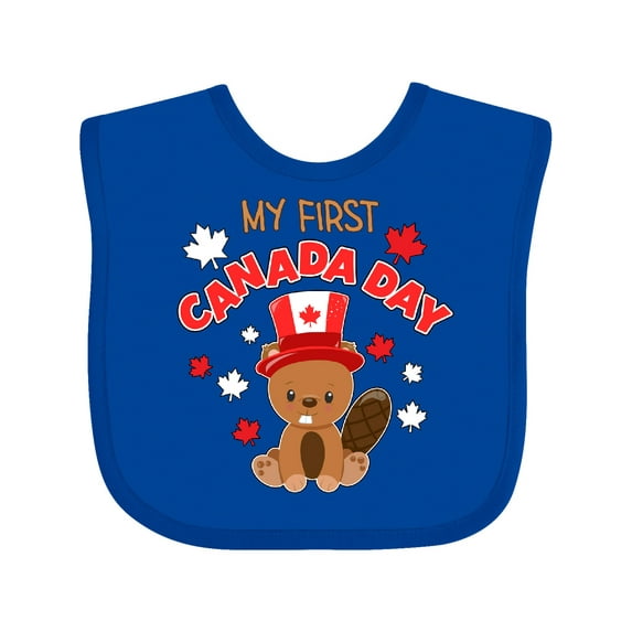 Inktastic My First Canada Day Boys or Girls Baby Bib
