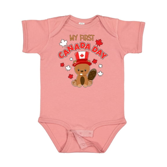 Inktastic My First Canada Day Boys or Girls Baby Bodysuit