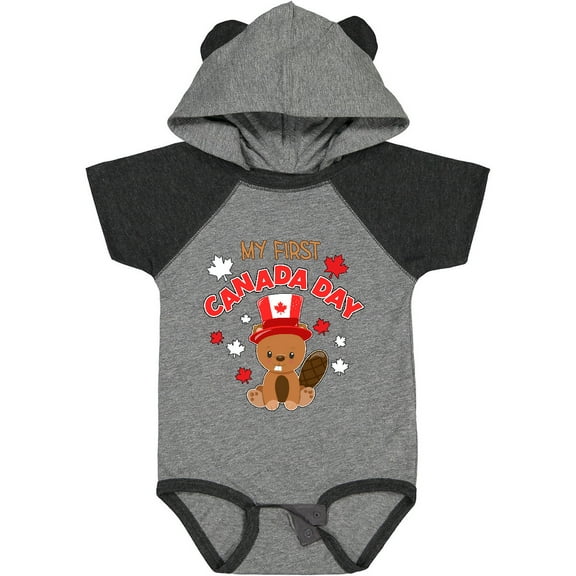 Inktastic My First Canada Day Boys or Girls Baby Bodysuit