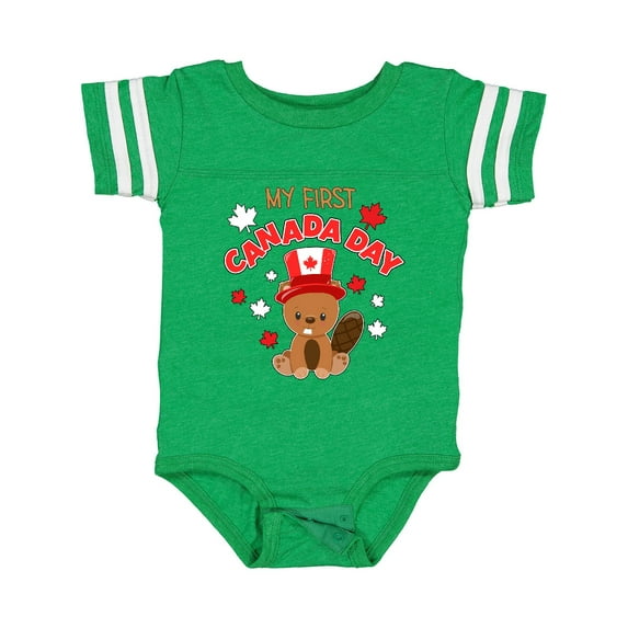 Inktastic My First Canada Day Boys or Girls Baby Bodysuit