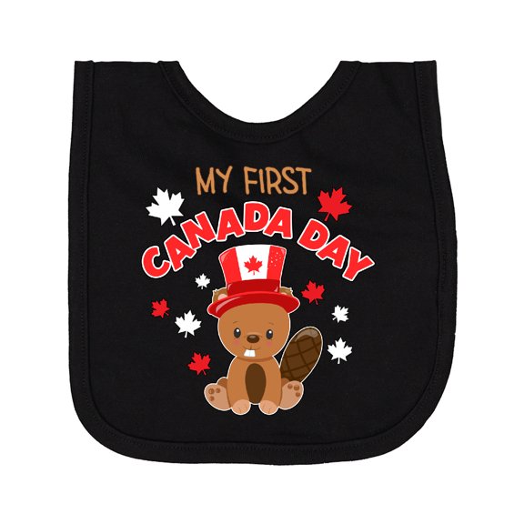 Inktastic My First Canada Day Newborn Bib