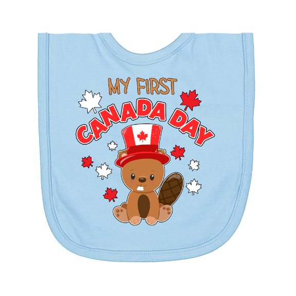 Inktastic My First Canada Day Newborn Bib
