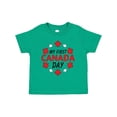 thumbnail image 1 of Inktastic My First Canada Day with Red and White Maple Leaves Boys or Girls Toddler T-Shirt, 1 of 5