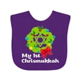 thumbnail image 1 of Inktastic My First Chrismukkah Boys or Girls Baby Bib, 1 of 4