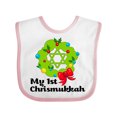 thumbnail image 1 of Inktastic My First Chrismukkah Boys or Girls Baby Bib, 1 of 4