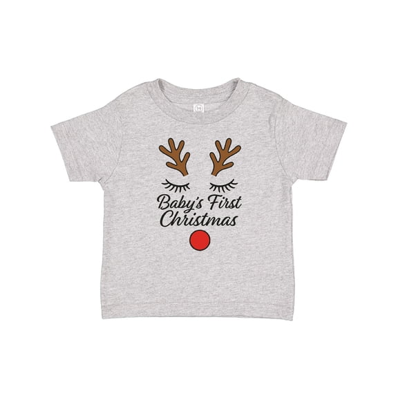 Inktastic My First Christmas Reindeer Boys or Girls Baby T-Shirt