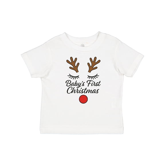 Inktastic My First Christmas Reindeer Boys or Girls Baby T-Shirt