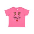 thumbnail image 1 of Inktastic My First Christmas Reindeer Boys or Girls Baby T-Shirt, 1 of 5