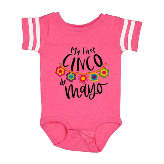 Inktastic My First Cinco De Mayo- Flowers Boys or Girls Baby Bodysuit
