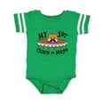 thumbnail image 1 of Inktastic My First Cinco De Mayo Sombrero and Mustache Boys or Girls Baby Bodysuit, 1 of 5