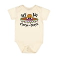 thumbnail image 1 of Inktastic My First Cinco De Mayo Sombrero and Mustache Boys or Girls Baby Bodysuit, 1 of 5