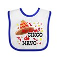 thumbnail image 1 of Inktastic My First Cinco De Mayo with Sombrero Boys or Girls Baby Bib, 1 of 4
