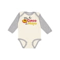 thumbnail image 1 of Inktastic My First Cinco de Mayo with colorful flower Boys or Girls Long Sleeve Baby Bodysuit, 1 of 5