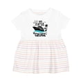 thumbnail image 1 of Inktastic My First Cruise Girls Baby Dress, 1 of 5