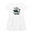 thumbnail image 1 of Inktastic My First Cruise Girls Toddler Dress, 1 of 5