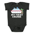 thumbnail image 1 of Inktastic My First Cruise with Cruise Ship and Palm Trees Boys or Girls Baby Bodysuit, 1 of 5