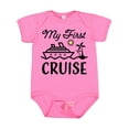 thumbnail image 1 of Inktastic My First Cruise with Cruise Ship and Palm Trees Boys or Girls Baby Bodysuit, 1 of 5