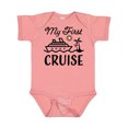 thumbnail image 1 of Inktastic My First Cruise with Cruise Ship and Palm Trees Boys or Girls Baby Bodysuit, 1 of 5