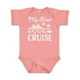 thumbnail image 1 of Inktastic My First Cruise with Cruise Ship and Palm Trees Boys or Girls Baby Bodysuit, 1 of 5