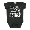 thumbnail image 1 of Inktastic My First Cruise with Cruise Ship and Palm Trees Boys or Girls Baby Bodysuit, 1 of 5